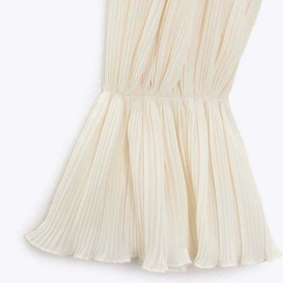ZARA Cut Out Pleated Dress BNWT - Picture 10 of 13